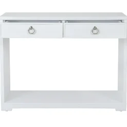 New Providence Clara White Console Table Flash Sale Entryway Furniture