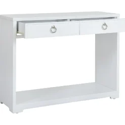 New Providence Clara White Console Table Flash Sale Entryway Furniture