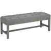 Sale Providence Ferdinand Bench, Grey Gift Selection Stools & Benches