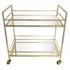 Outlet Providence Regina Gold Mirror Bar Cart Exquisite Gifts Baker'S Racks & Bar Carts