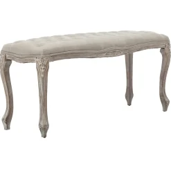 Discount Providence Simone Grey Bench, Kd Clearance Stools & Benches