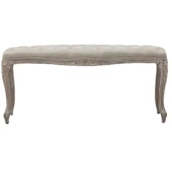 Discount Providence Simone Grey Bench, Kd Clearance Stools & Benches