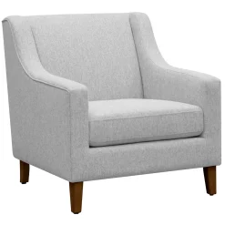 Sale Providence Wells Accent Chair, Light Grey Opening Sales Accent Chairs