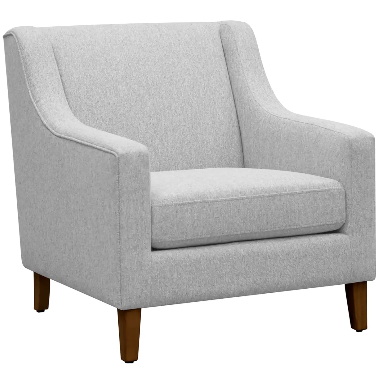 Sale Providence Wells Accent Chair, Light Grey Opening Sales Accent Chairs