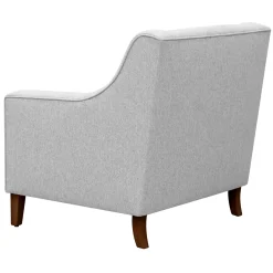 Sale Providence Wells Accent Chair, Light Grey Opening Sales Accent Chairs