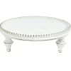 Outlet Providence White Wood Beaded Plant Stand, 12 Cheaper Plant Stands