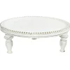 Clearance Providence White Wood Beaded Plant Stand, 13.5 Gift Selection Plant Stands