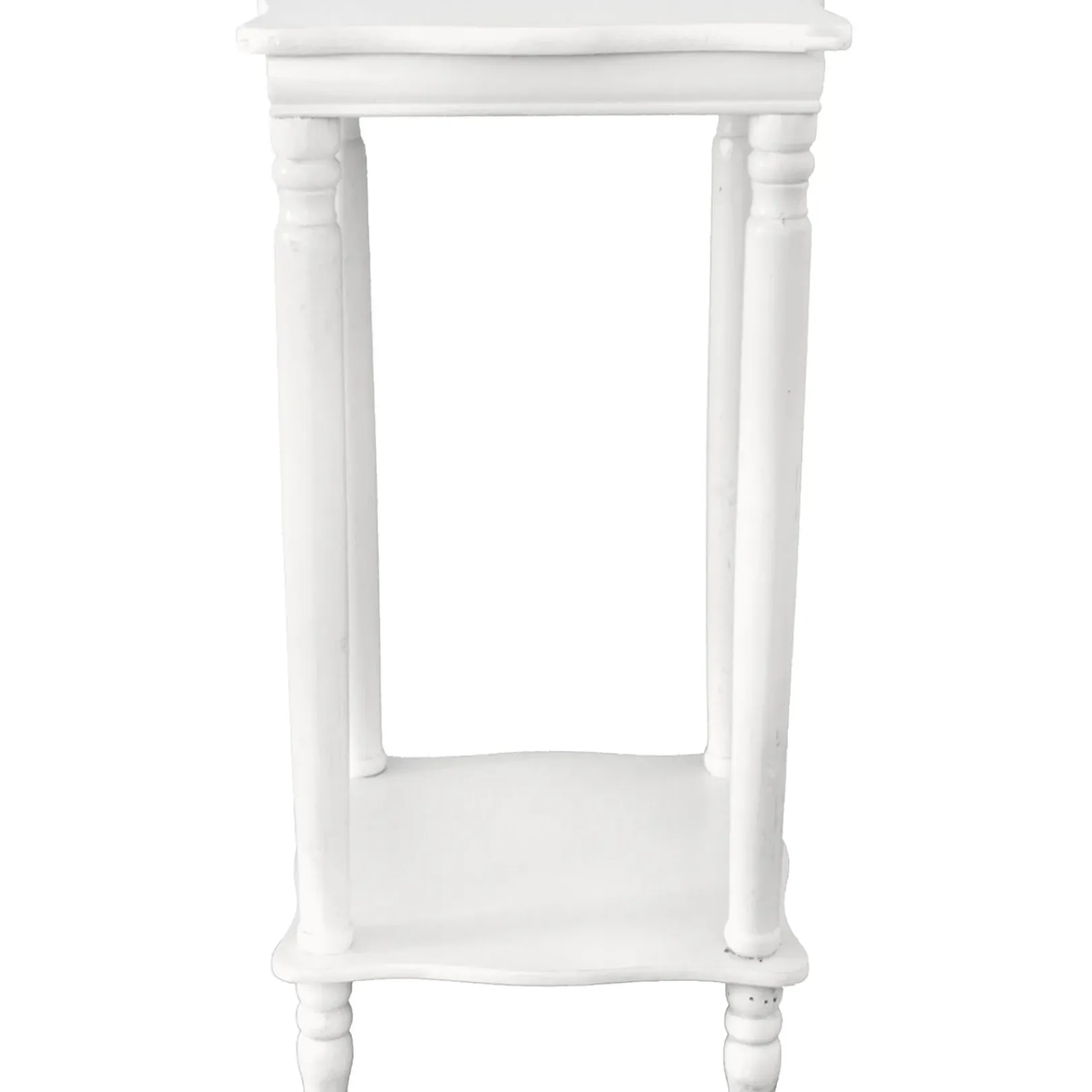 Discount Providence White Wood Square Plant Stand, 24 Discount Plant Stands