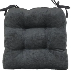 Reese Chenille Pearl Chair Pad Gift Selection Dining Chair Cushions & Pads