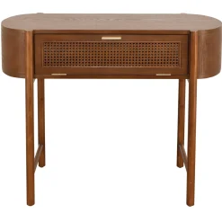Discount Reston Round Corner Wooden Console Table Less Expensive Entryway Furniture