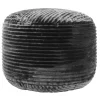 Clearance Ridgecrest Charcoal Grey Plush Pouf, 20 Discount Online Ottomans & Poufs