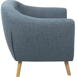 Online Rockwell Accent Chair & Ottoman Set, Blue Bargain Sale Accent Chairs