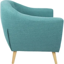 Best Rockwell Teal Mid-Century Modern Accent Chair Gift Selection Accent Chairs