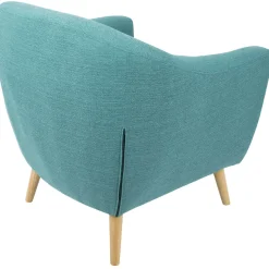 Best Rockwell Teal Mid-Century Modern Accent Chair Gift Selection Accent Chairs