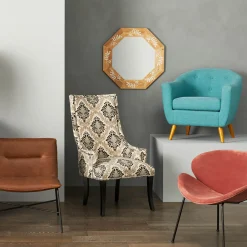 Best Rockwell Teal Mid-Century Modern Accent Chair Gift Selection Accent Chairs