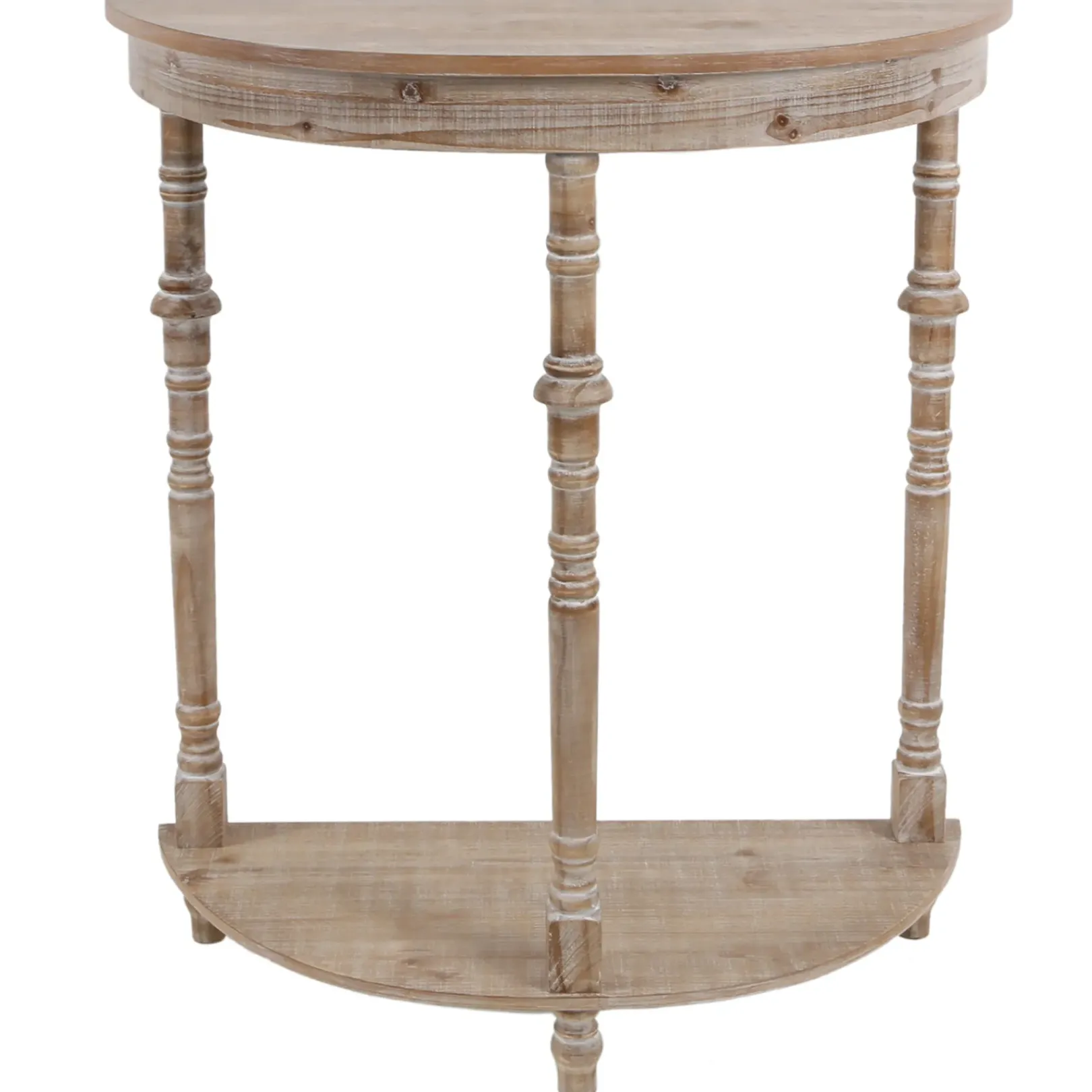 Rounded Turned Leg Wooden Console Low Price Entryway Furniture