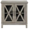 Outlet Rowan 2-Drawer Grey Cabinet Flash Sale Cabinets & Chests