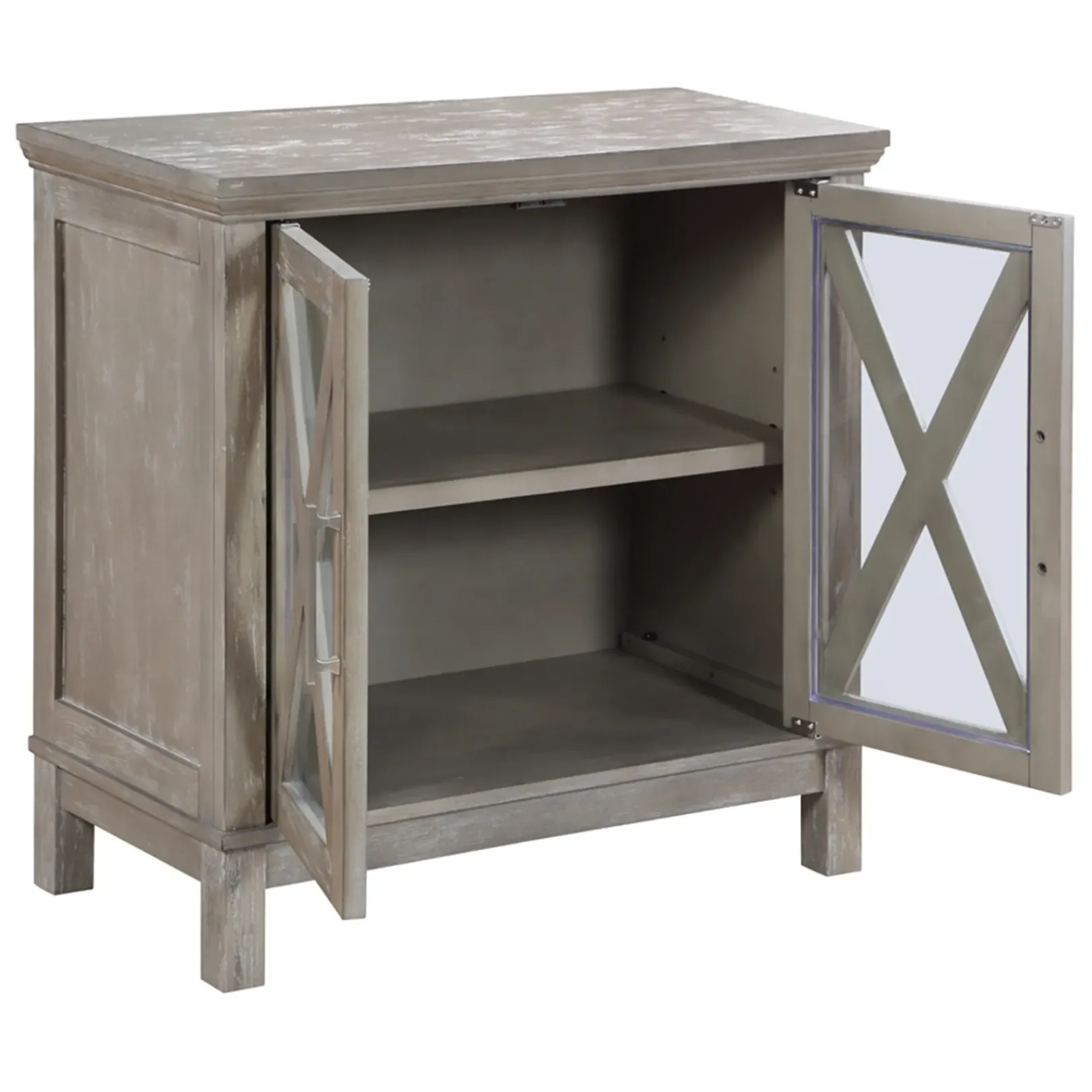 Outlet Rowan 2-Drawer Grey Cabinet Flash Sale Cabinets & Chests