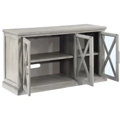 Discount Rowan 3-Drawer Grey Cabinet Good Quality Cabinets & Chests