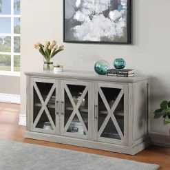 Discount Rowan 3-Drawer Grey Cabinet Good Quality Cabinets & Chests