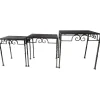Discount Rustic Rectangle Wood Top Table With Twist Leg, Large Flash Sale Accent Tables