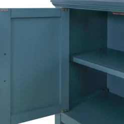 Best Sadie 2-Drawer Geometric Cabinet, Turquoise Clearance Cabinets & Chests