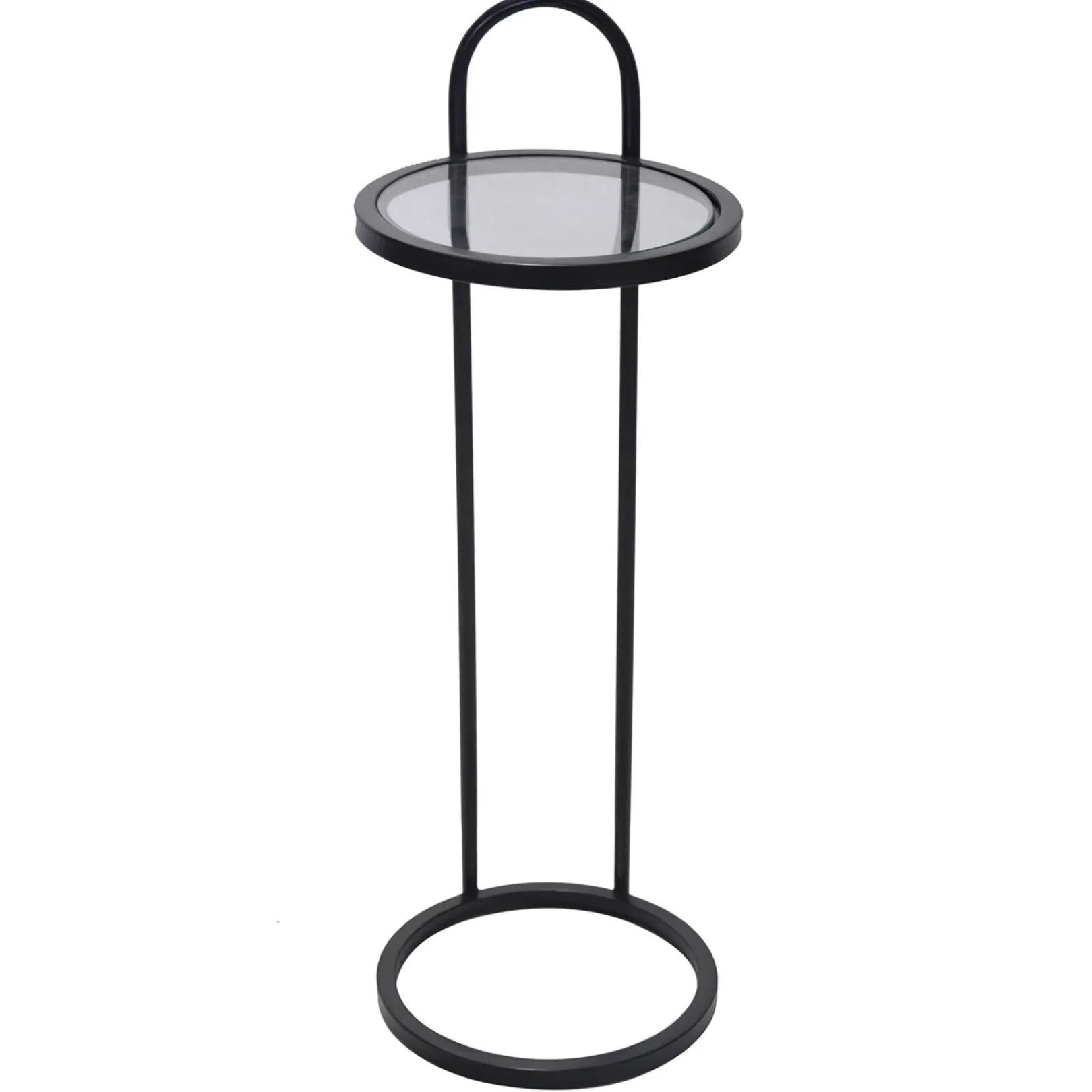 Salem Drink Table, Black Less Expensive Accent Tables
