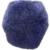 Sale Sammy Shag Pouf, Navy Bargain Sale Ottomans & Poufs