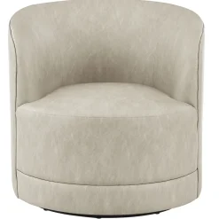 New Sawyer Swivel Chair, Grey Discount Accent Chairs