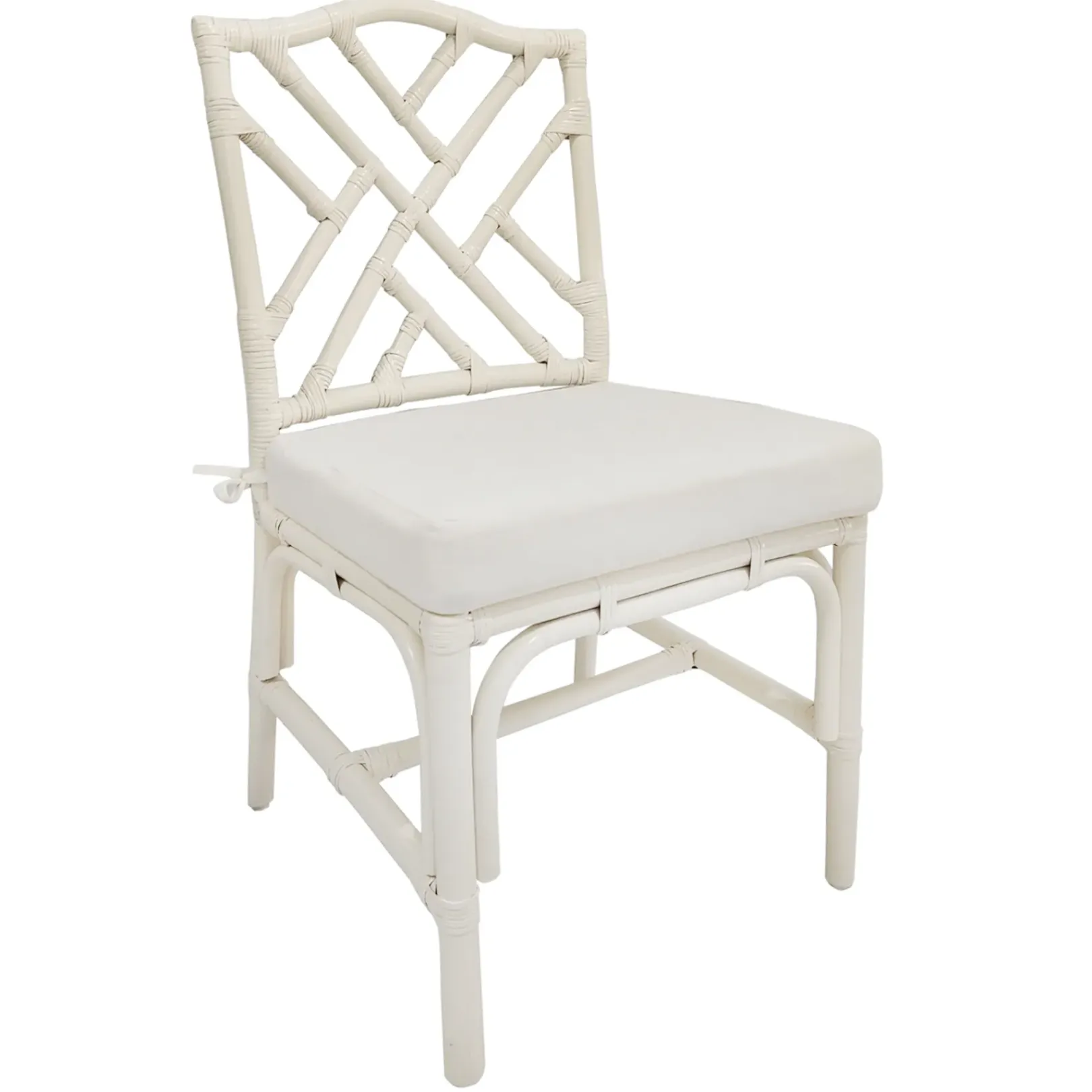 Discount Set Of 2 Grace Mitchell Dana White Rattan Dining Chair Gift Selection Dining Chairs & Benches