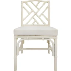 Discount Set Of 2 Grace Mitchell Dana White Rattan Dining Chair Gift Selection Dining Chairs & Benches