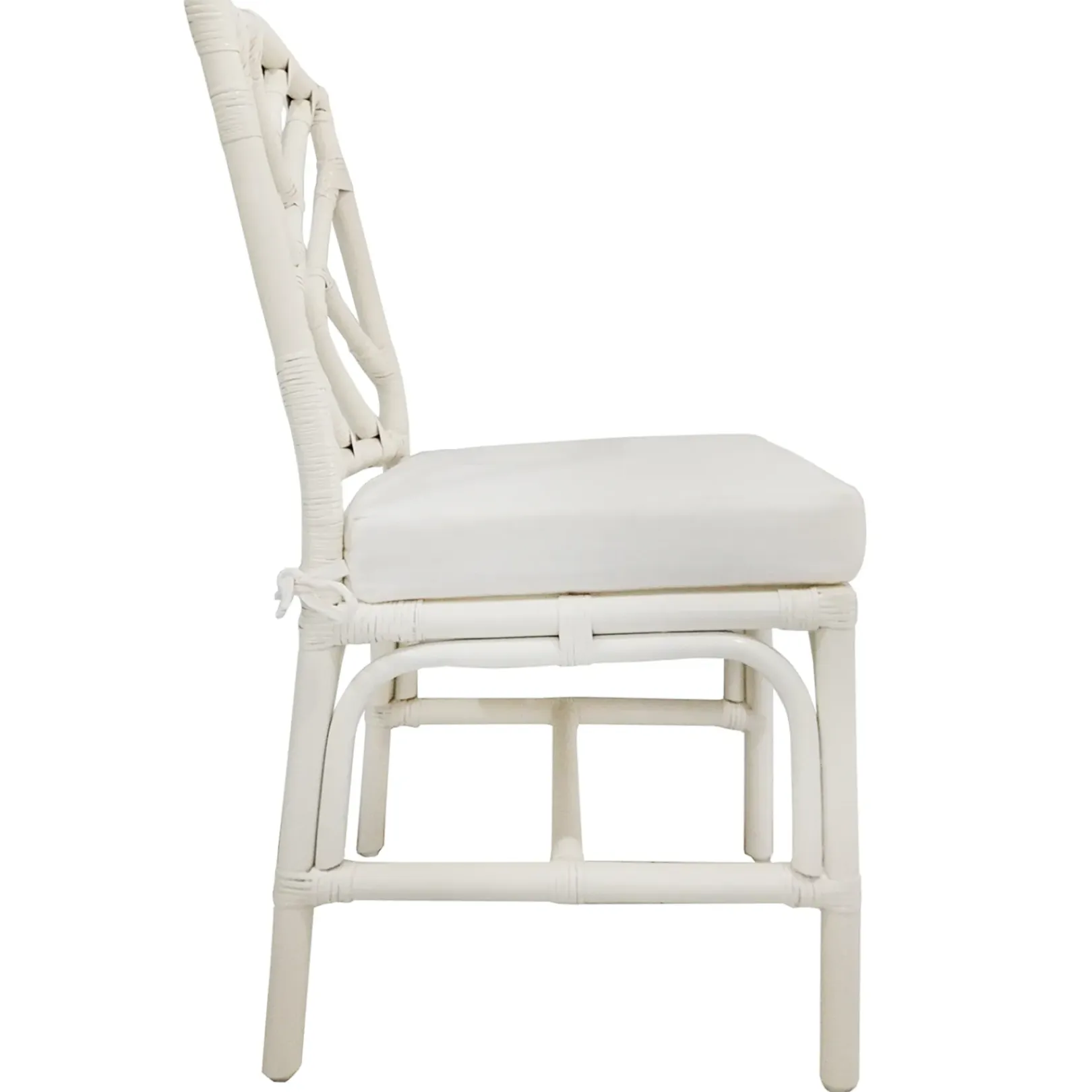 Discount Set Of 2 Grace Mitchell Dana White Rattan Dining Chair Gift Selection Dining Chairs & Benches