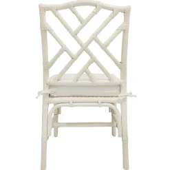 Discount Set Of 2 Grace Mitchell Dana White Rattan Dining Chair Gift Selection Dining Chairs & Benches