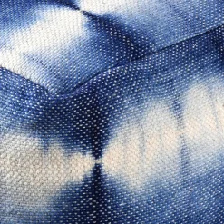 Online Shyloh Shibori Pouf Blue Discount Ottomans & Poufs
