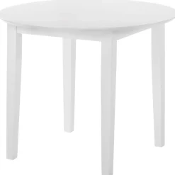 Sophia White Round Dining Table, 35 Promotion Dining Tables & Sets