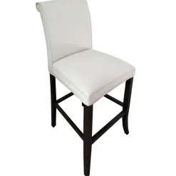 Tatum Ivory Tall Tufted Back Barstool Good Quality Barstools