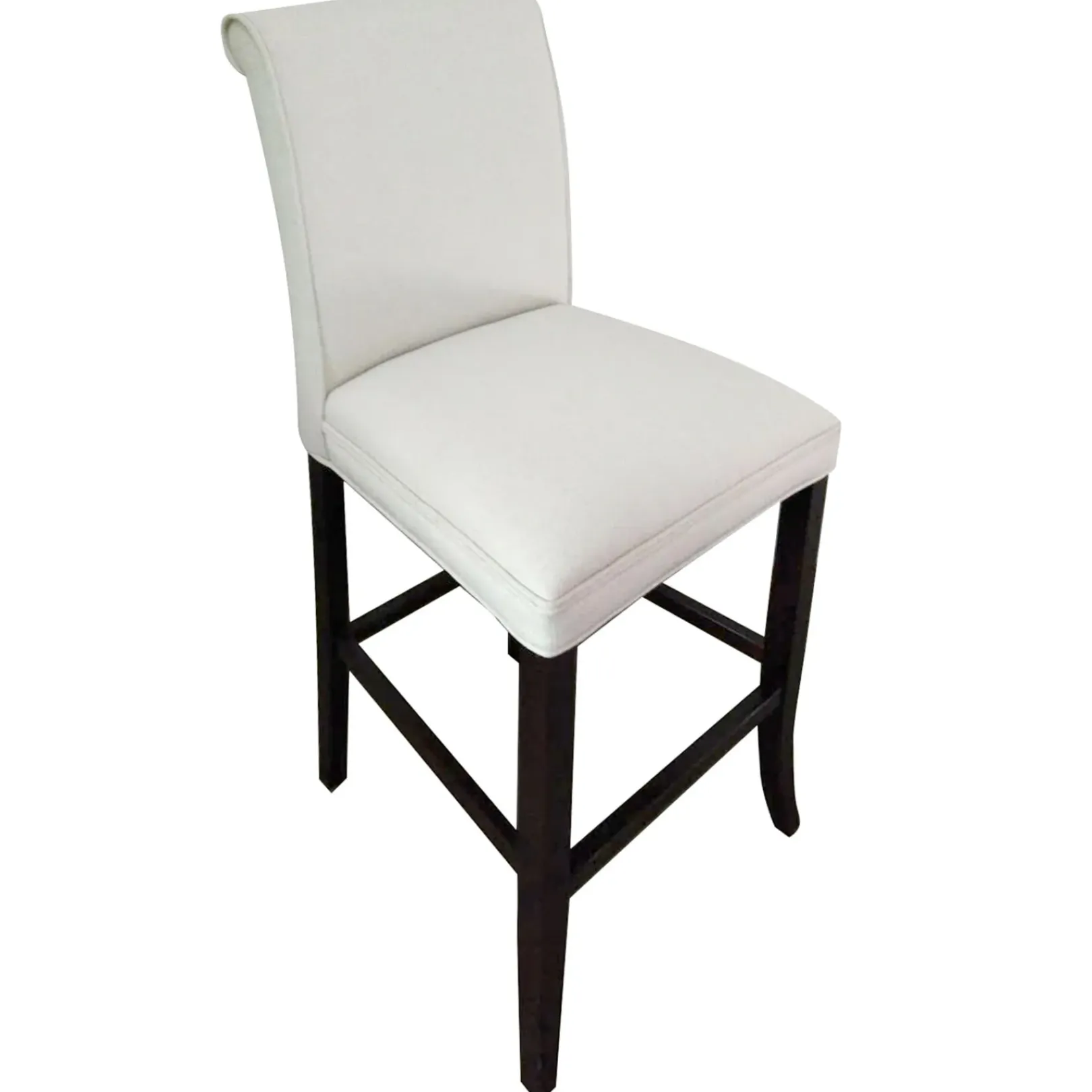 Tatum Ivory Tall Tufted Back Barstool Good Quality Barstools