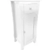 Outlet Theodore White 1-Drawer Cabinet End Table, 29 Featured Cabinets & Chests