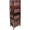 New 4-Tier Wooden Storage Stand Clearance Cabinets & Chests