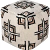 Hot Tile Tufted Pouf Cream Low Price Ottomans & Poufs