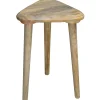 Triangle Mango Wood Side Table Premium Accent Tables