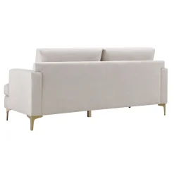 Clearance Tribeca Ivory Upholstered Sofa Opening Sales Sofas & Settees & Loveseats