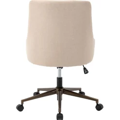 Online Tufted Cream Adjustable Office Chair Promotion Office