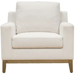 New Ty Pennington Knox Upholstered Wooden Accent Chair Discount Accent Chairs