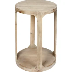 New Ty Pennington Newport Wooden Cutout Accent Table Discount Online Accent Tables