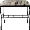 Vanity Bench French Script Promotion Stools & Benches