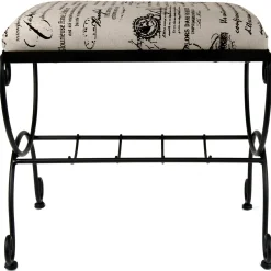 Vanity Bench French Script Promotion Stools & Benches