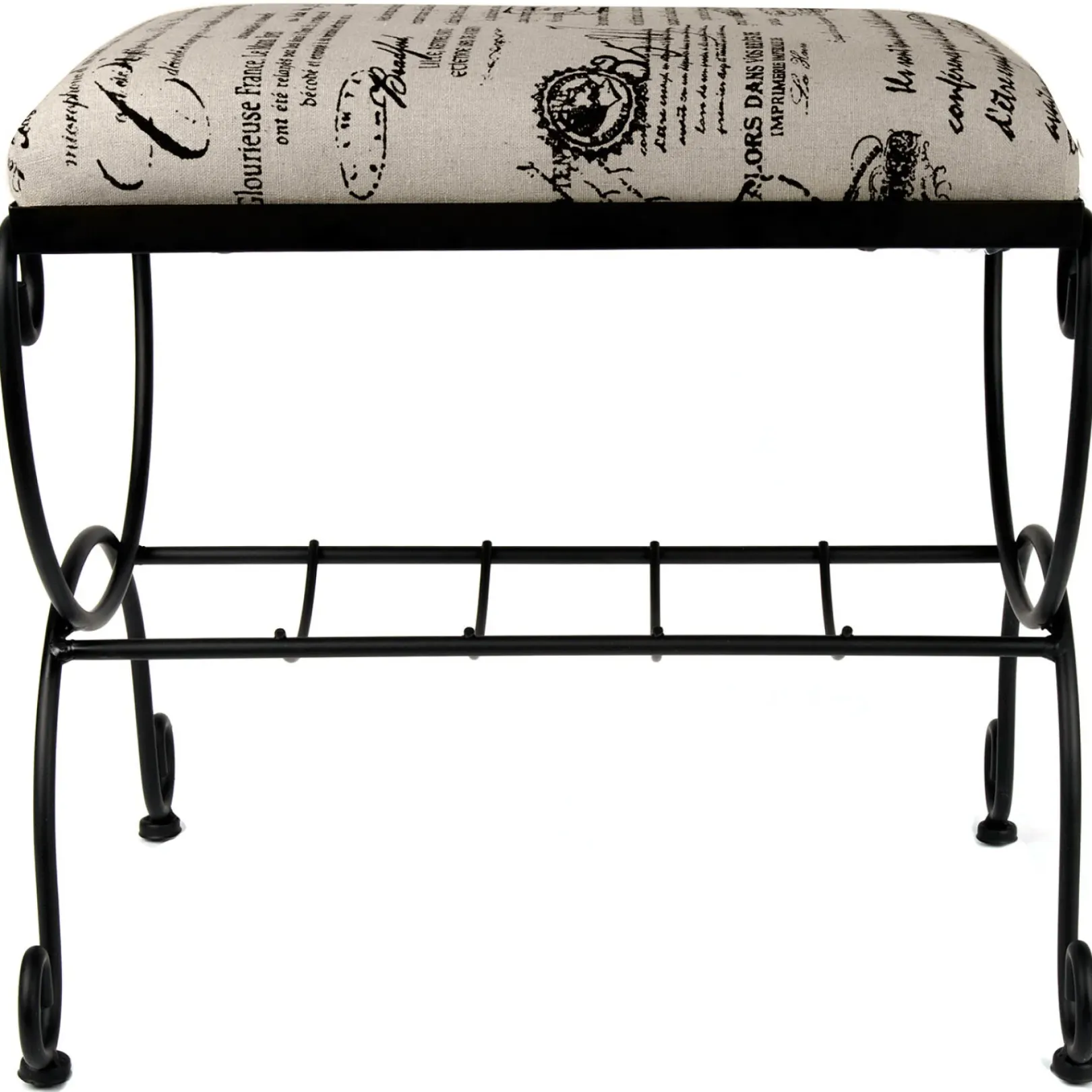 Vanity Bench French Script Promotion Stools & Benches
