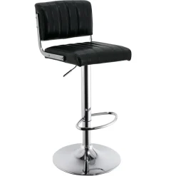 Online Warren Adjustable Barstool, Black Discount Barstools