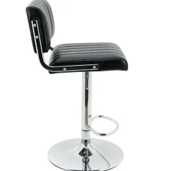 Online Warren Adjustable Barstool, Black Discount Barstools
